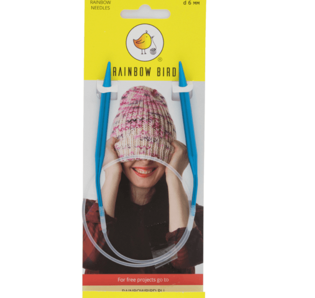 Спицы для вязания Rainbow (6 мм 30 см)