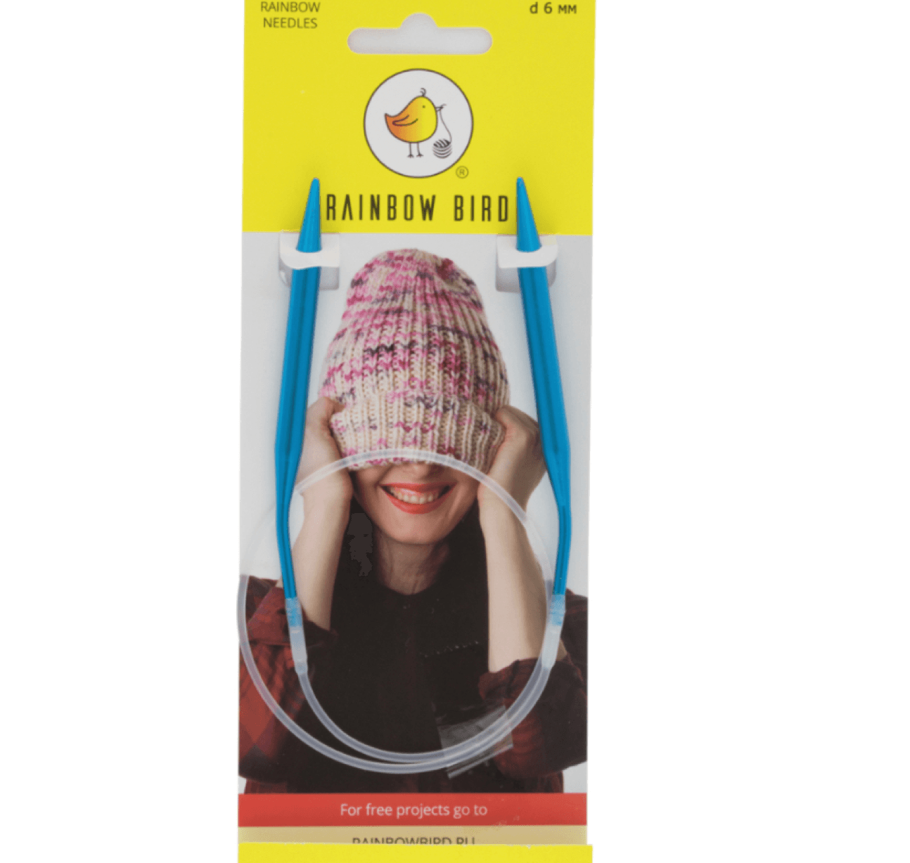 Спицы для вязания Rainbow (6 мм 30 см)